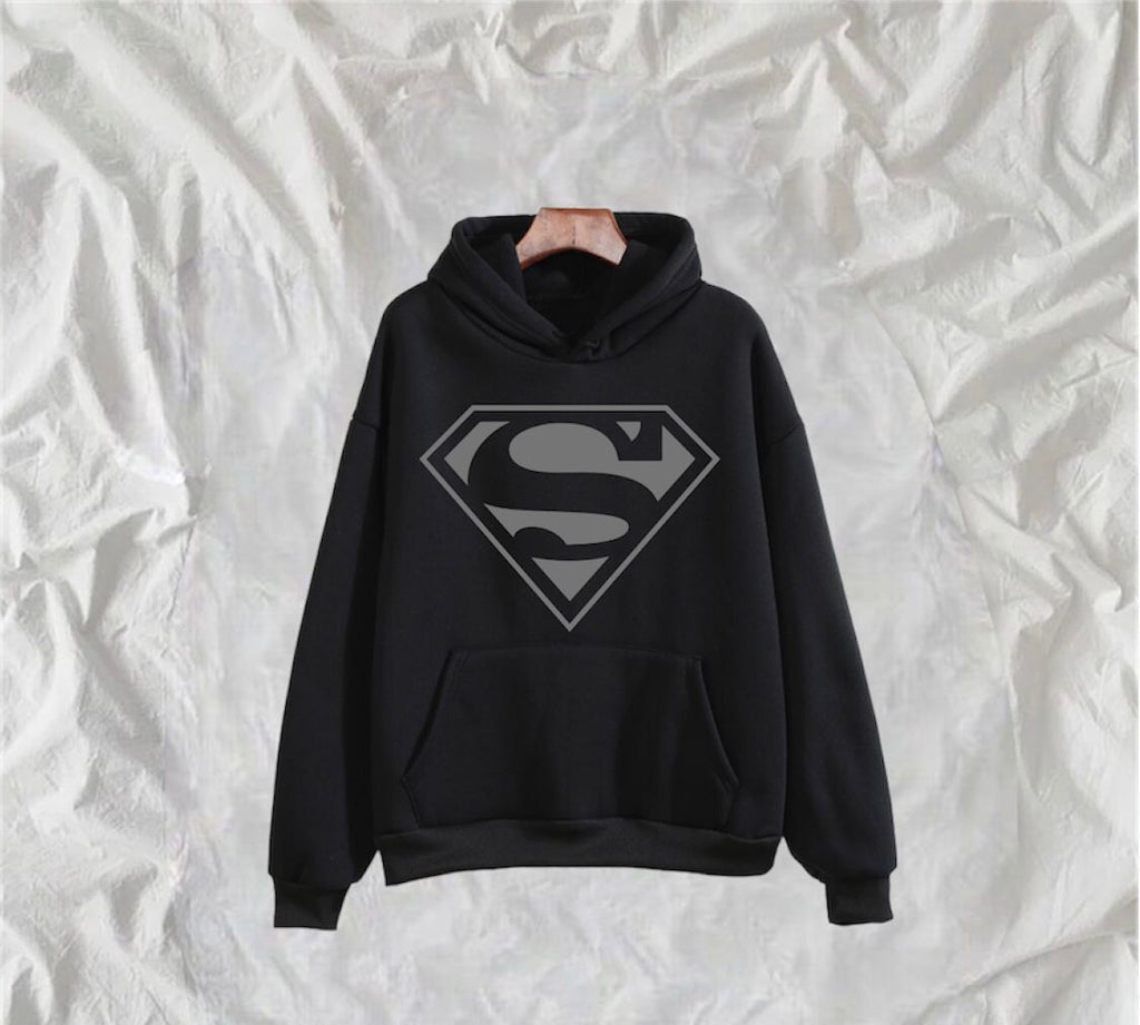 Super Man Winter Fleece Full Seeves Hoodie For Men
