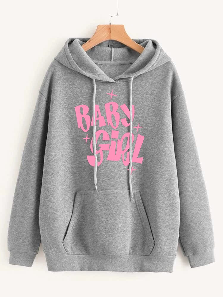 Baby Girl Fleece Full Sleeves Pull Over Hoodie For Women - HB INDUSTRIES - Hoodies & Sweatshirts - 