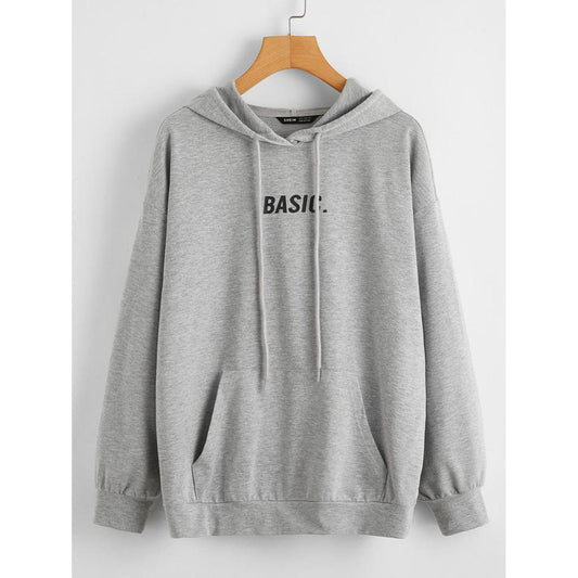 Basic Printed Fleece Full Sleeves Pull Over Hoodie For Men And Women - HB INDUSTRIES - Hoodies & Sweatshirts - 