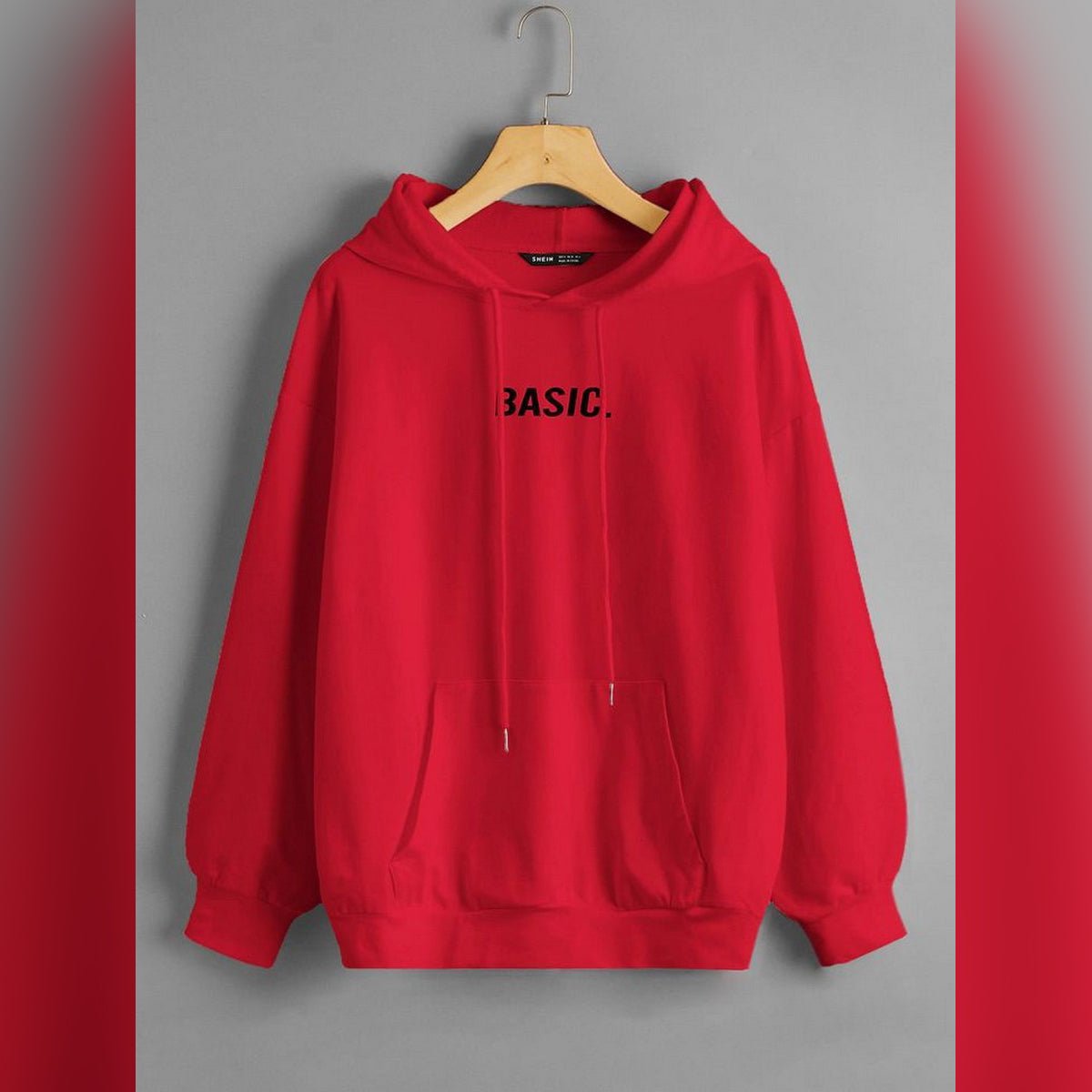 Basic Printed Fleece Full Sleeves Pull Over Hoodie For Men And Women - HB INDUSTRIES - Hoodies & Sweatshirts - 