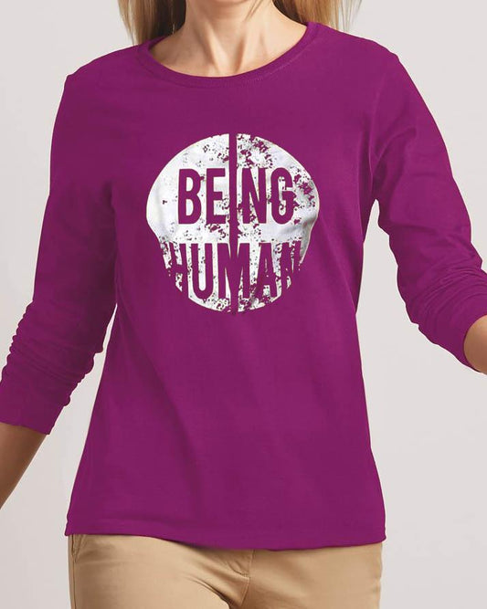 Being Human New Fashion Purple High Graphic Excellent Quality T - shirt - HB INDUSTRIES - Tops & T - Shirts - 