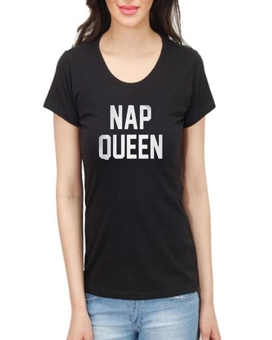 Black Cotton Printed TShirt For Women - HB INDUSTRIES - Tops & T - Shirts - 