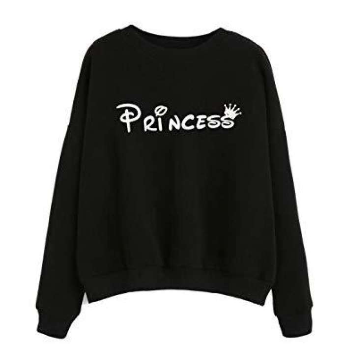 Black Cotton Sweatshirt For Women - HB INDUSTRIES - Hoodies & Sweatshirts - 