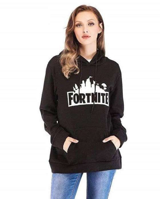 BLACK FORTNITE HOODIE FOR womens - HB INDUSTRIES - Hoodies & Sweatshirts - 