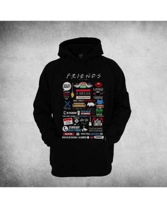 Black Friend Hoodie for womens - HB INDUSTRIES - Hoodies & Sweatshirts - 