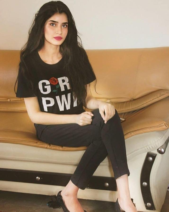 Black Girl Power Cotton Printed Crop T - Shirt For Women - HB INDUSTRIES - Tops & T - Shirts - 