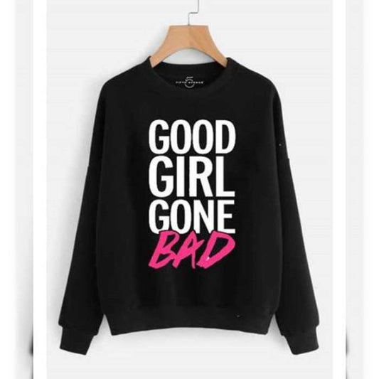 Black Good Gone Bad Sweatshirt For womens - HB INDUSTRIES - Hoodies & Sweatshirts - 