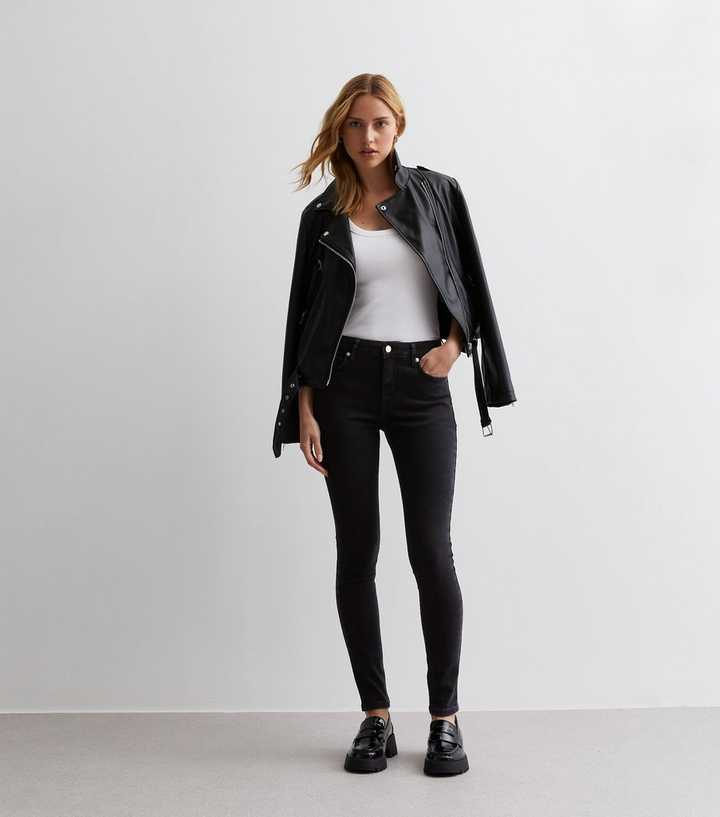 Black Low Rise Lau Skinny Jeans - HB INDUSTRIES - Jeans - 