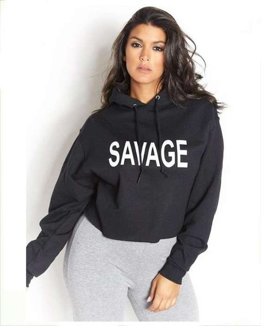 Black Savage Printed hoodie For and Women - HB INDUSTRIES - Hoodies & Sweatshirts - 