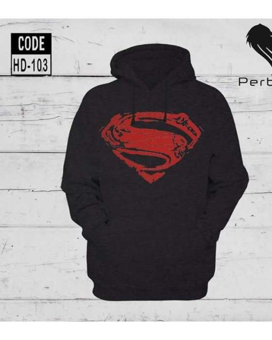 Black superman hoodie for womens both - HB INDUSTRIES - Hoodies & Sweatshirts - 