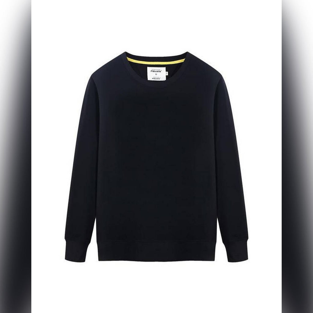 Black Winter Sweatshirt For Men - HB INDUSTRIES - Hoodie & Sweatshirt - 