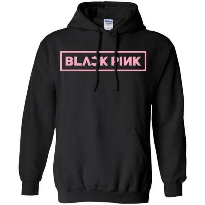 BlackPink Fleece Hoodie For Women Black Color - HB INDUSTRIES - Hoodies & Sweatshirts - 