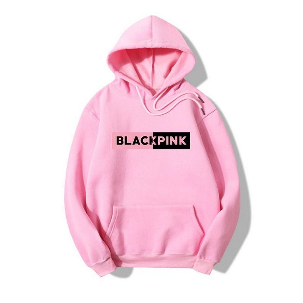 Blackpink Printed Fleece Full Sleeves Pull Over Hoodie For Women - HB INDUSTRIES - Hoodies & Sweatshirts - 