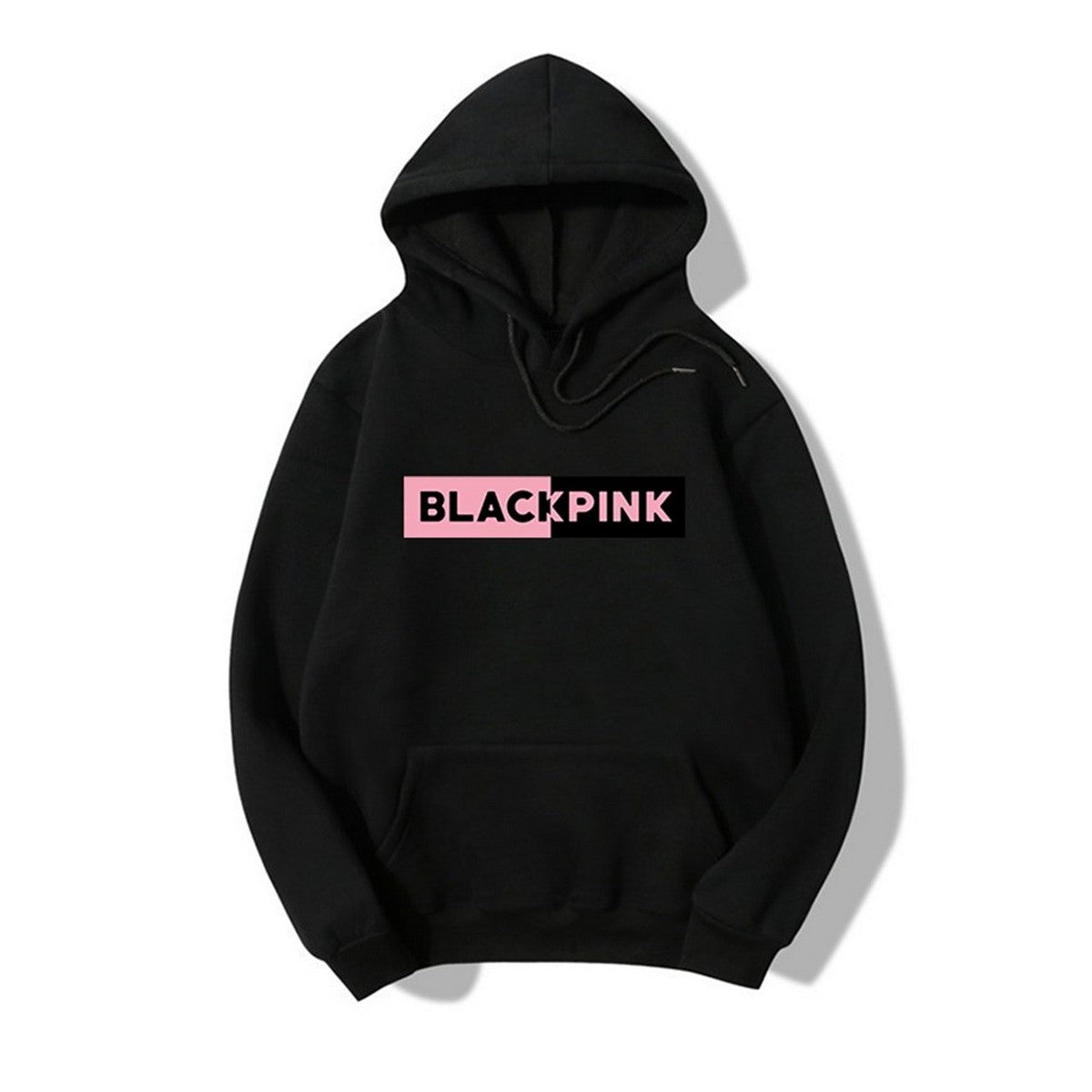 Blackpink Printed Fleece Full Sleeves Pull Over Hoodie For Women - HB INDUSTRIES - Hoodies & Sweatshirts - 