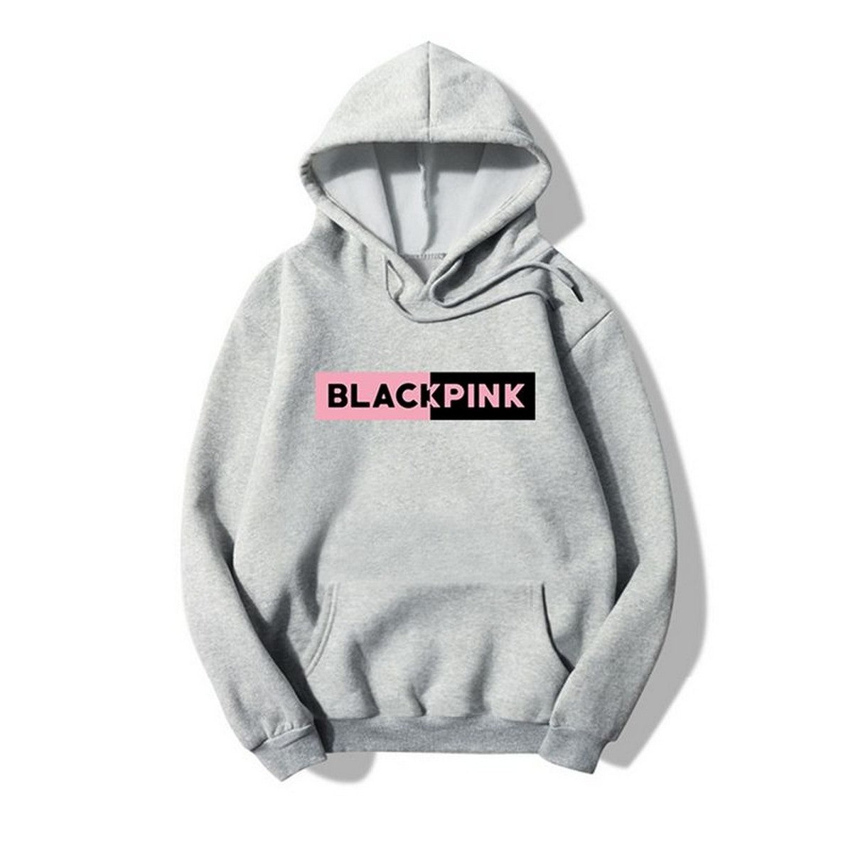 Blackpink Printed Fleece Full Sleeves Pull Over Hoodie For Women - HB INDUSTRIES - Hoodies & Sweatshirts - 