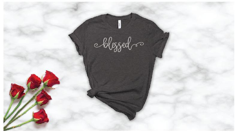 Blessed Shirt for Women Grateful and Blessed Shirt Womens - HB INDUSTRIES - Tops & T - Shirts - 