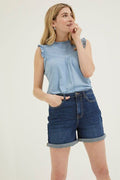Blue Darley Denim Shorts