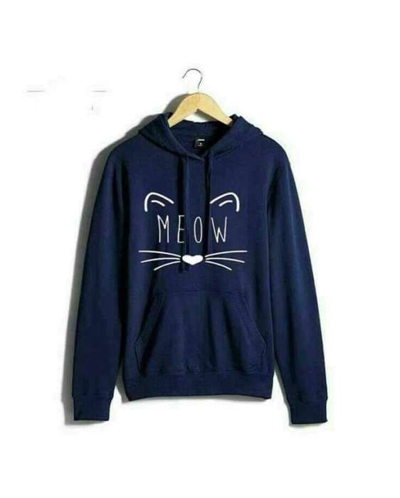 Blue meao hoodie For and women - HB INDUSTRIES - Hoodies & Sweatshirts - 