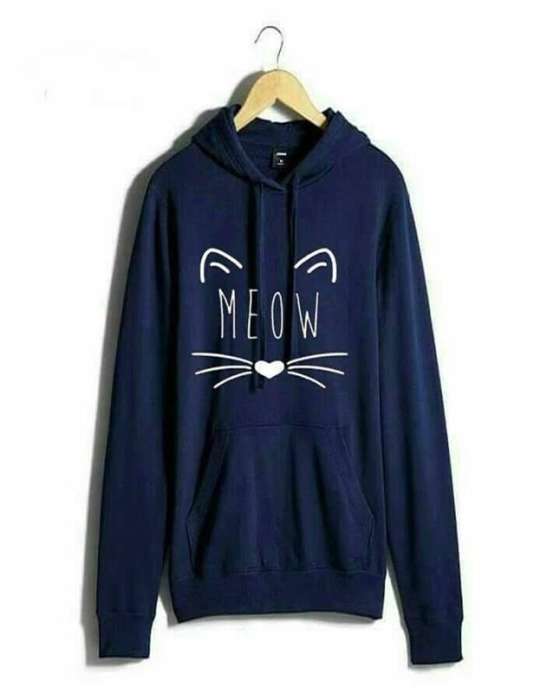 blue meow export quality hoodie for women - HB INDUSTRIES - Hoodies & Sweatshirts - 