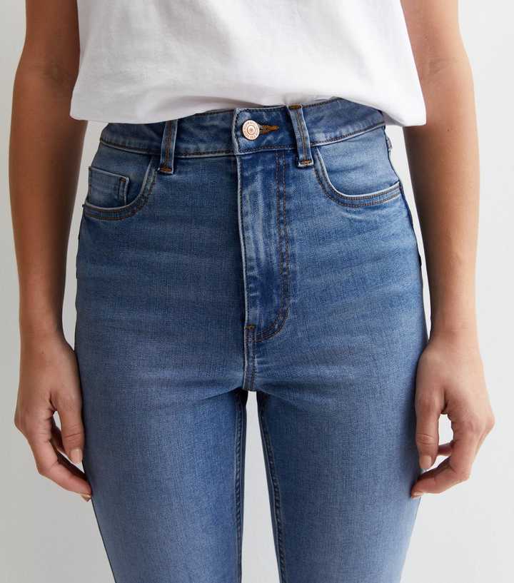 Blue Mid Wash Lift & Shape Jinna Skinny Jeans - HB INDUSTRIES - Jeans - 