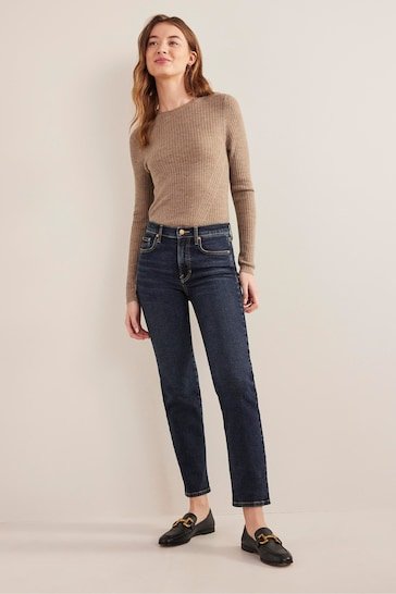 Boden Blue Mid Rise Cigarette Jeans - HB INDUSTRIES - Jeggings & Leggings - 