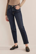 Boden Blue Mid Rise Cigarette Jeans