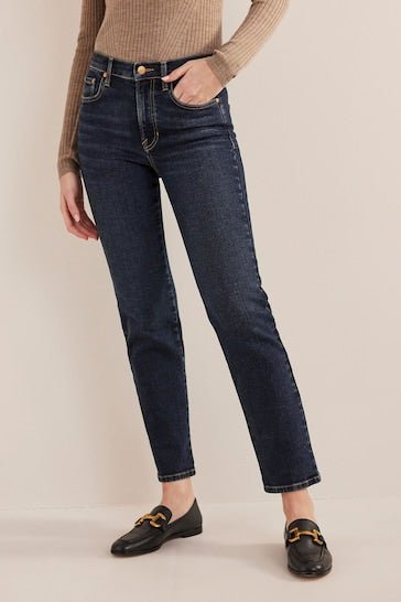 Boden Blue Mid Rise Cigarette Jeans - HB INDUSTRIES - Jeggings & Leggings - 