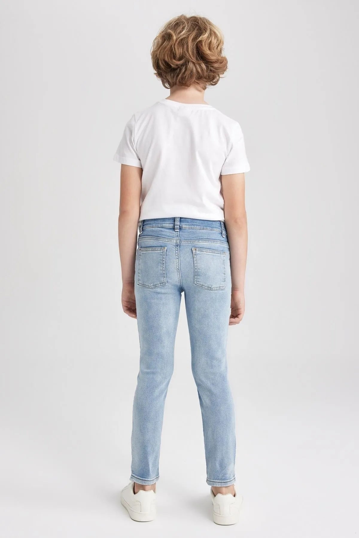Boy Child Slim Fit Ripped Detailed Straight Leg Jeans - HB INDUSTRIES - Boys Jeans - 