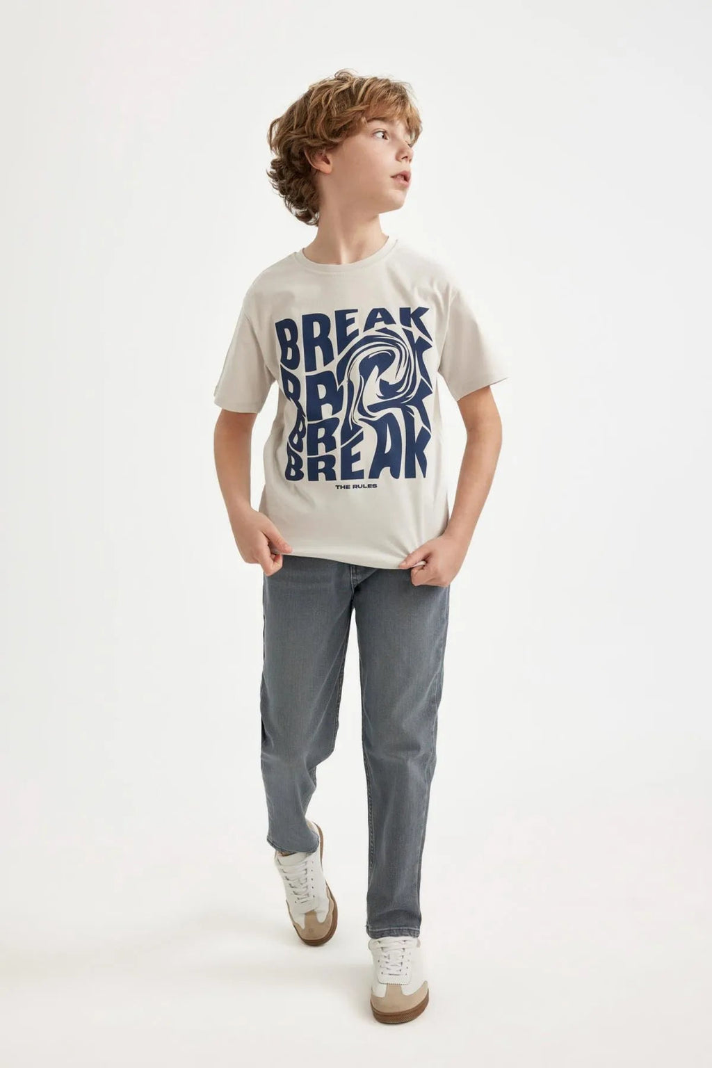 Boy's Balloon Fit Straight Leg Jean Trousers - HB INDUSTRIES - Boys Jeans - 
