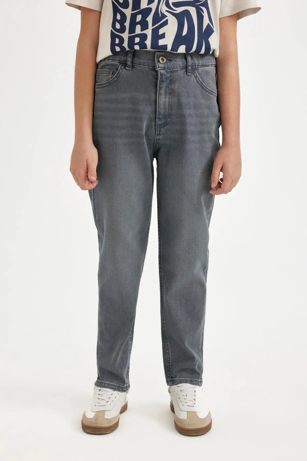 Boy's Balloon Fit Straight Leg Jean Trousers - HB INDUSTRIES - Boys Jeans - 