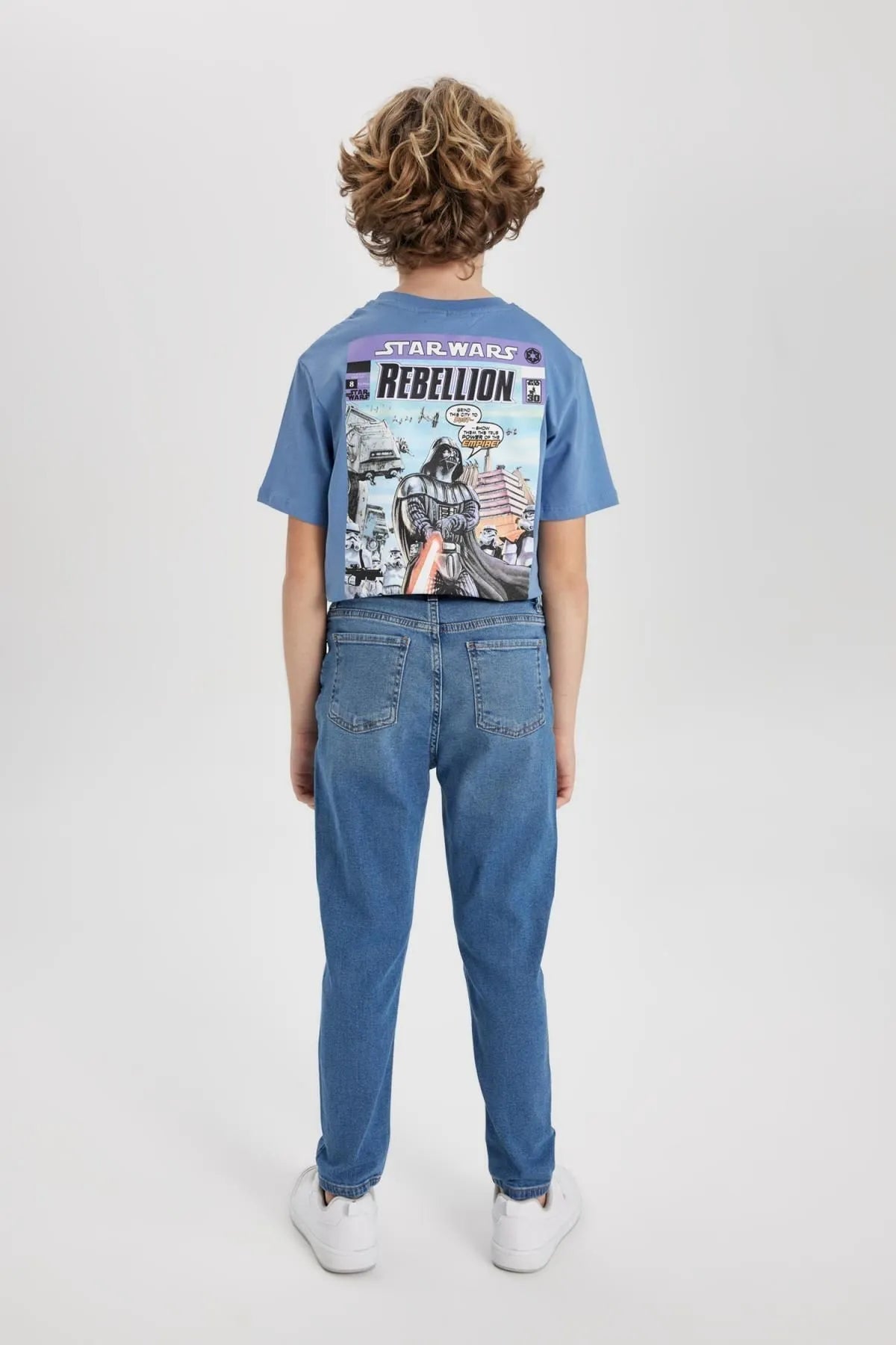 Boy's Carrot Fit Ripped Detailed Straight Leg Jean - HB INDUSTRIES - Boys Jeans - 