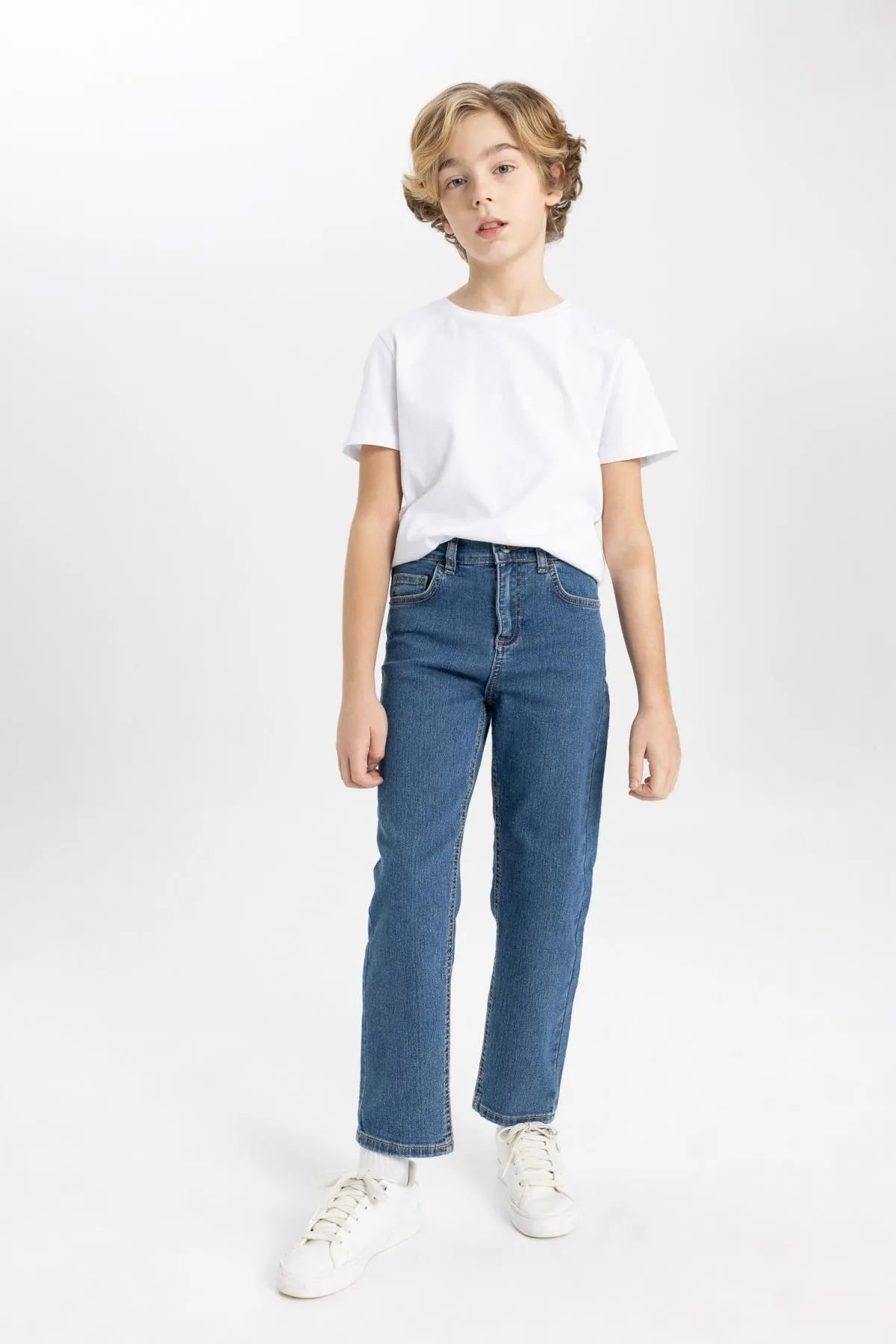 Boy's Loose Fit Standard Leg Jean Trousers - HB INDUSTRIES - Boys Jeans - 