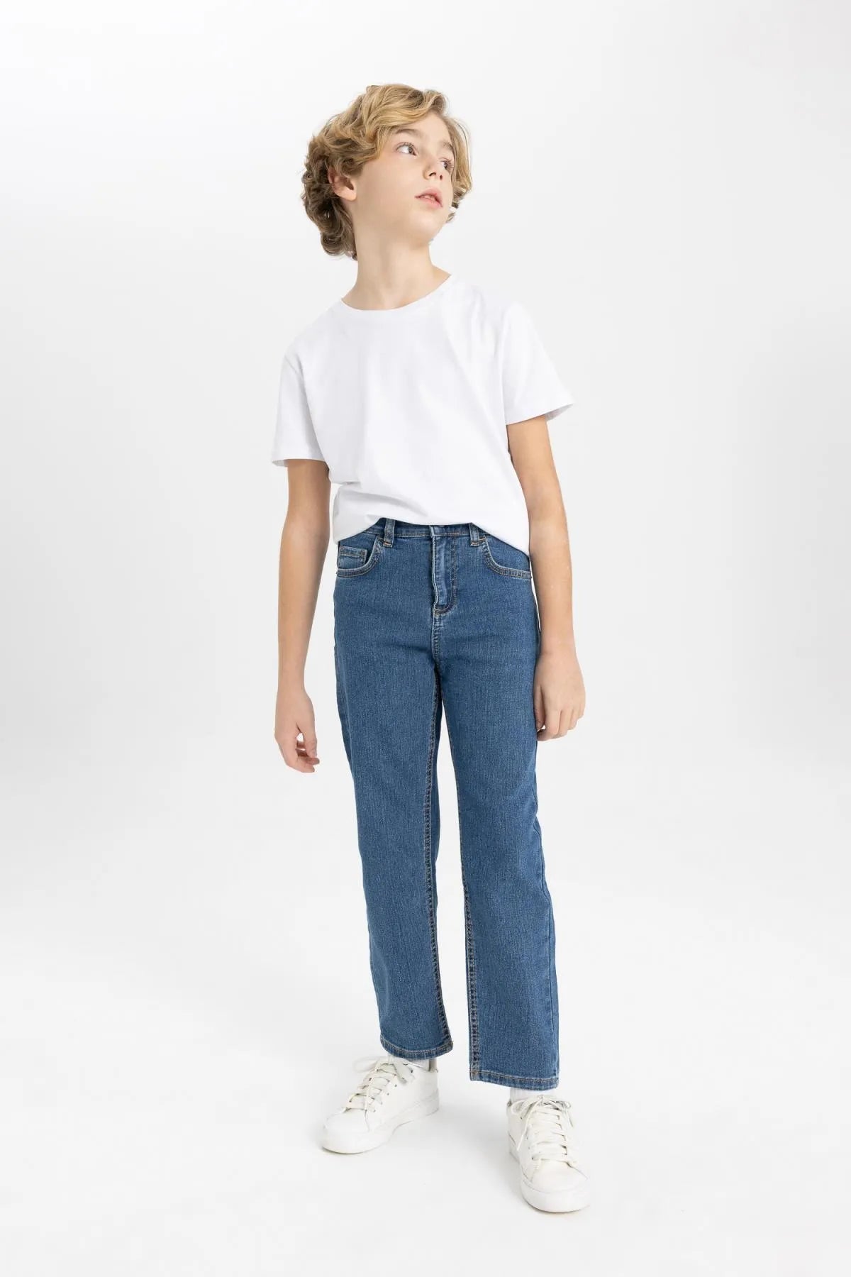 Boy's Loose Fit Standard Leg Jean Trousers - HB INDUSTRIES - Boys Jeans - 