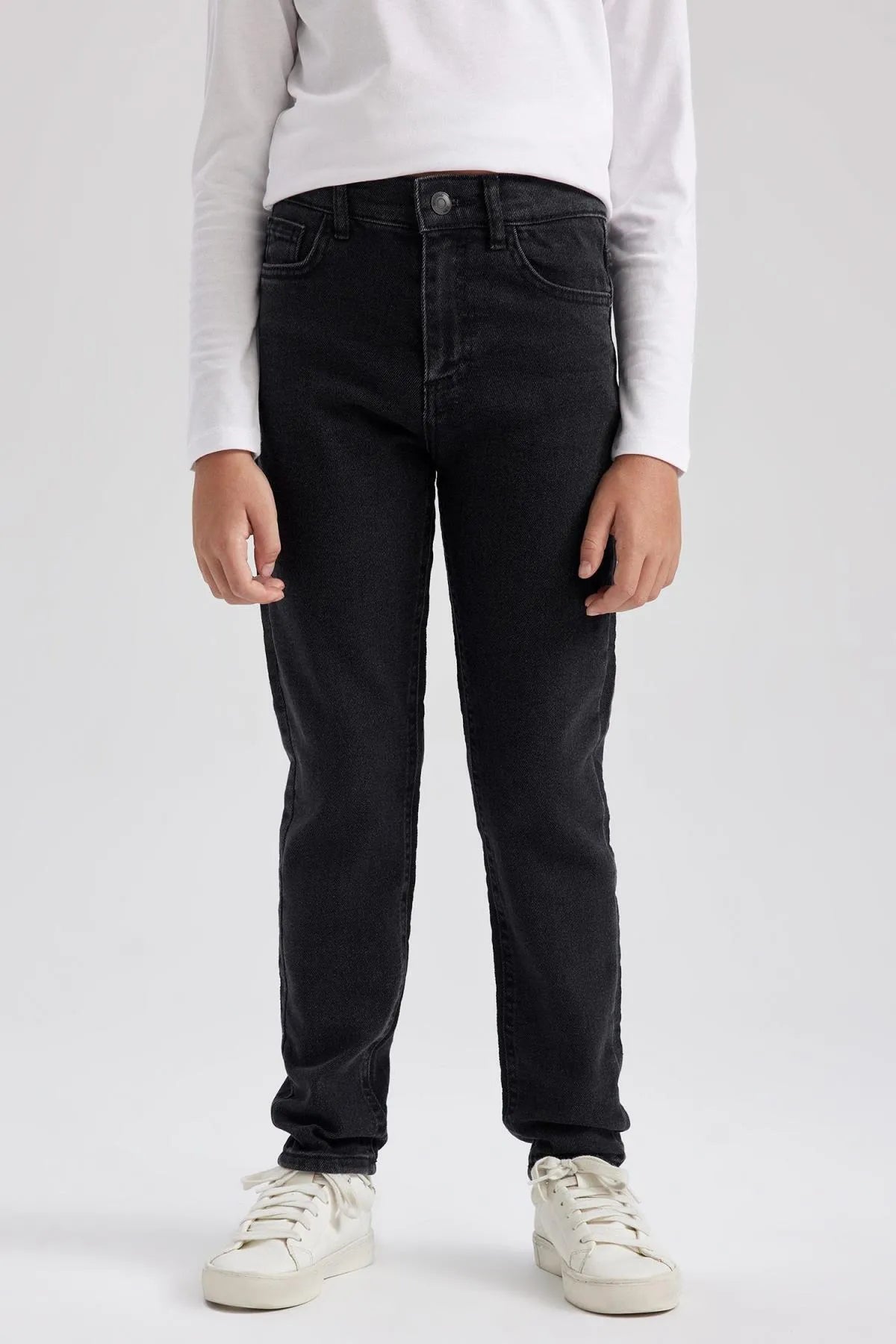 Boy's Slim Fit Skinny Leg Jean Trousers - HB INDUSTRIES - Boys Jeans - 