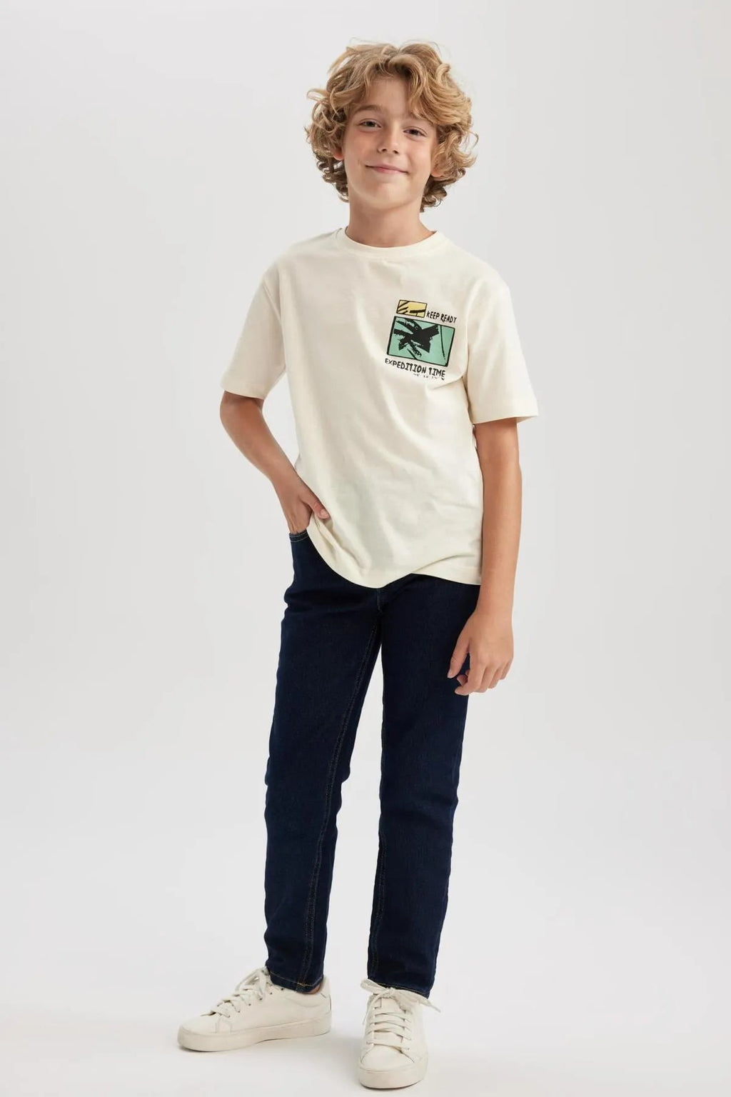 Boy's Slim Fit Skinny Leg Jeans School Trousers - HB INDUSTRIES - Boys Jeans - 