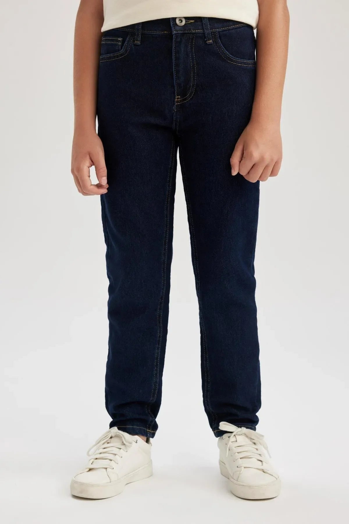 Boy's Slim Fit Skinny Leg Jeans School Trousers - HB INDUSTRIES - Boys Jeans - 