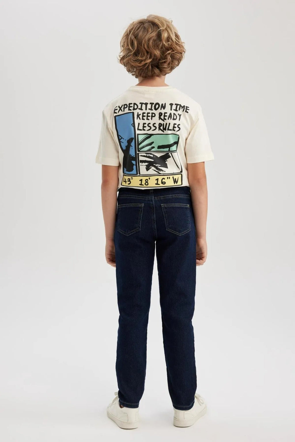 Boy's Slim Fit Skinny Leg Jeans School Trousers - HB INDUSTRIES - Boys Jeans - 