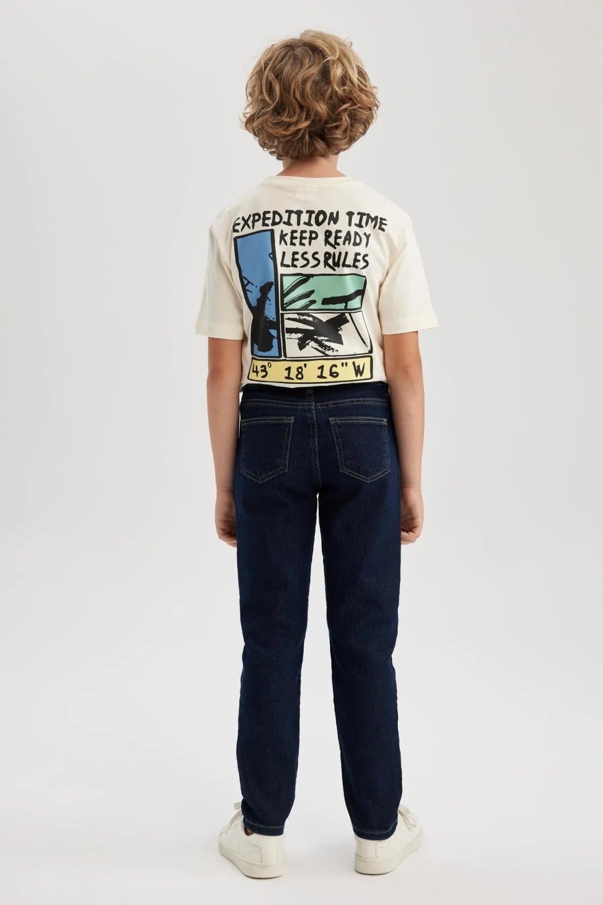 Boy's Slim Fit Skinny Leg Jeans School Trousers - HB INDUSTRIES - Boys Jeans - 