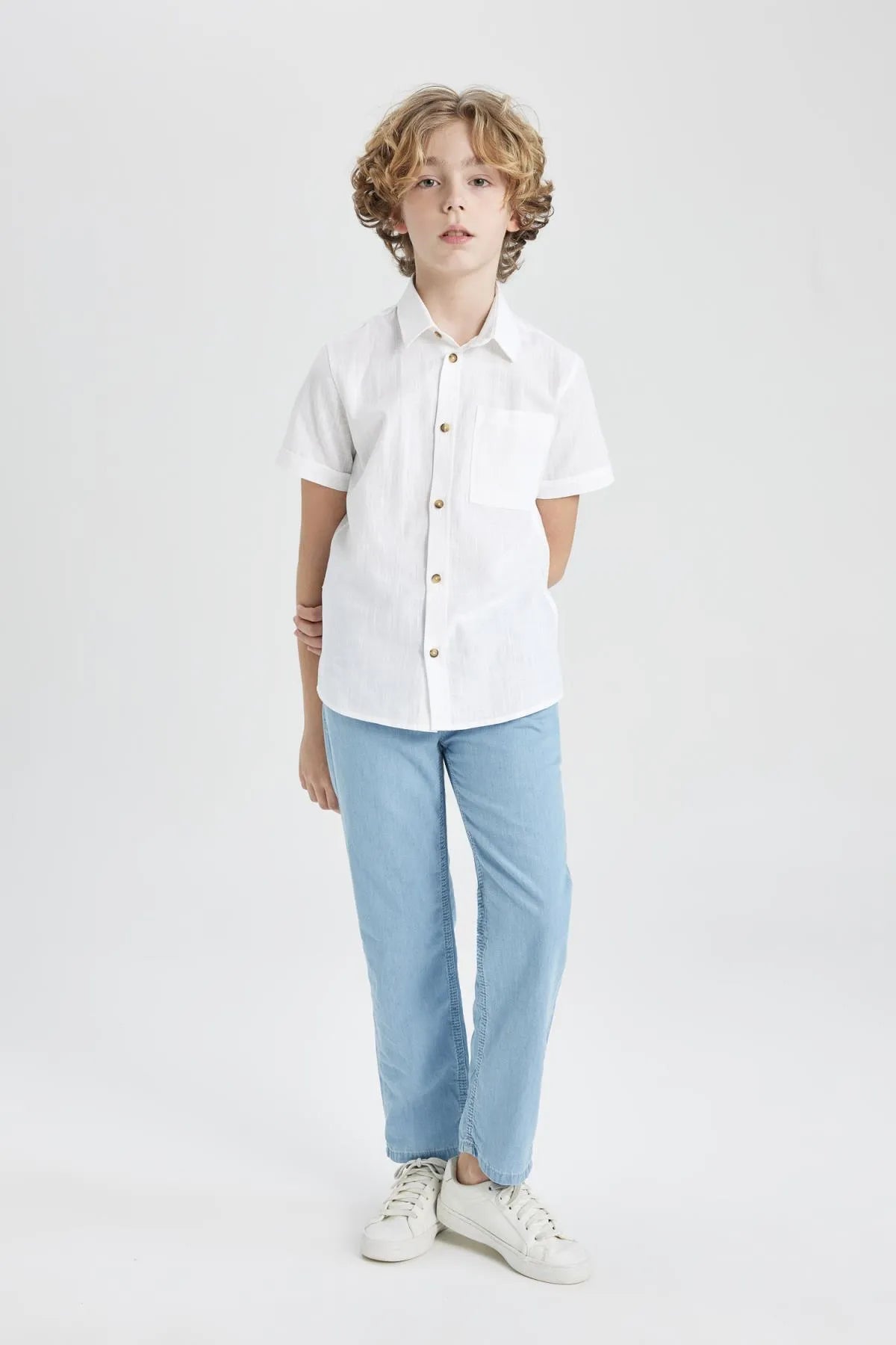 Boy's Straight Fit Straight Leg Jean Trousers - HB INDUSTRIES - Boys Jeans - 