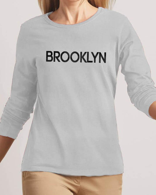 Brooklyn New Fashion Grey High Printed Design High Quality T - shirt - HB INDUSTRIES - Tops & T - Shirts - 