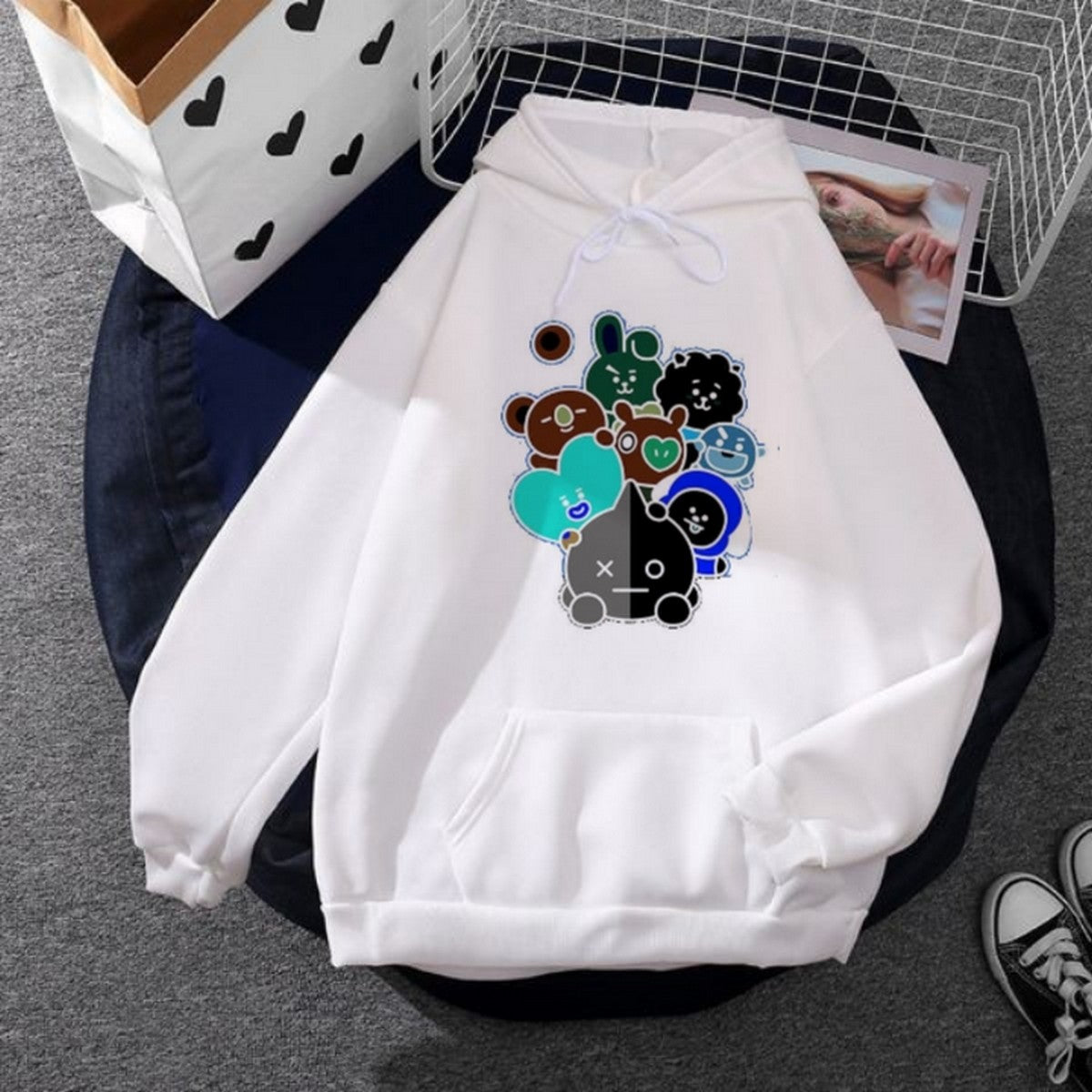 BT21 K - Pop BTS ARMY Hoodie Jacket Customized High Quality BTS Hoodie - HB INDUSTRIES - Hoodies & Sweatshirts - 