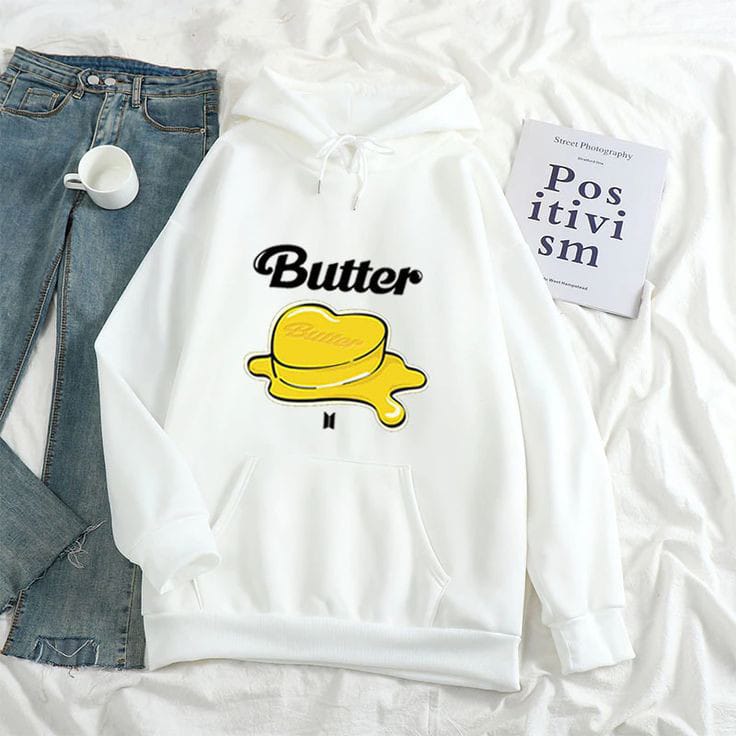 Bts Fan Merch Latest Design Printed Winter Fleece Full Seeves Hoodie For Women - HB INDUSTRIES - Hoodies & Sweatshirts - 