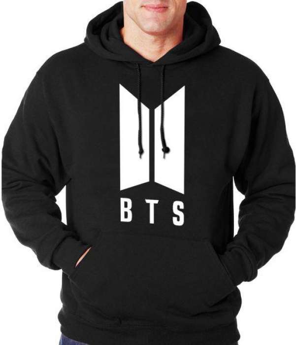 BTS Printed Black Hoodie For women - HB INDUSTRIES - Hoodies & Sweatshirts - 