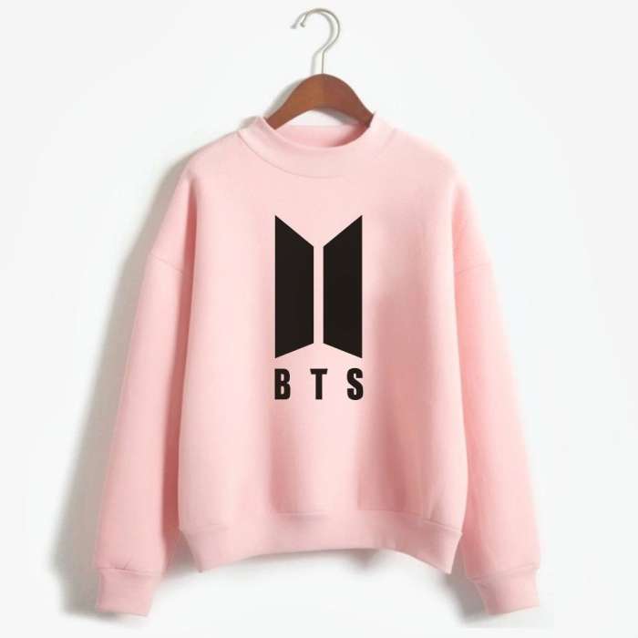 BTS Sweat Shirt For Women Pink - HB INDUSTRIES - Hoodies & Sweatshirts - 