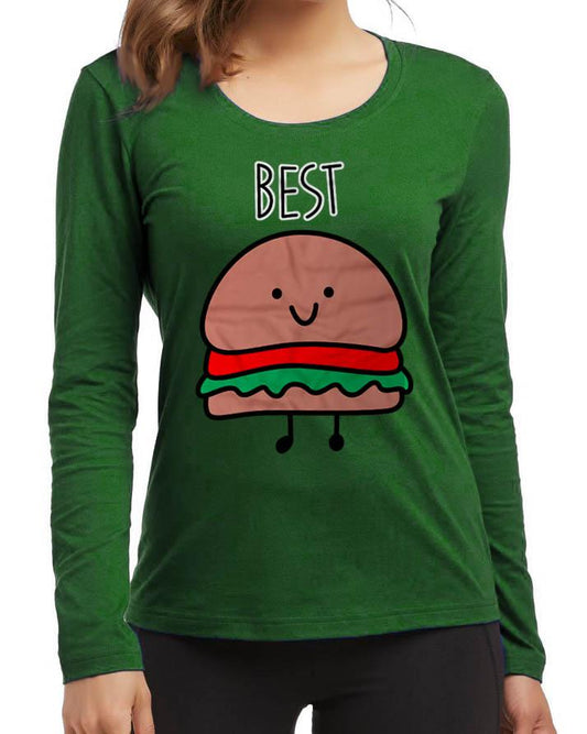 Burger High New Fashion Green Excellent Quality High Graphic Full T - Shirt - HB INDUSTRIES - Tops & T - Shirts - 