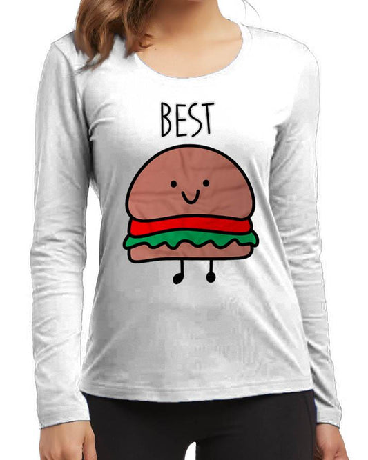 Burger High New Fashion White Excellent Quality High Graphic Full T - Shirt - HB INDUSTRIES - Tops & T - Shirts - 