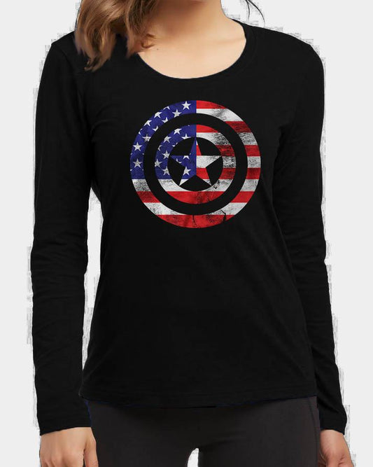Captain America High New Fashion Black Quality High Printed Design - HB INDUSTRIES - Tops & T - Shirts - 