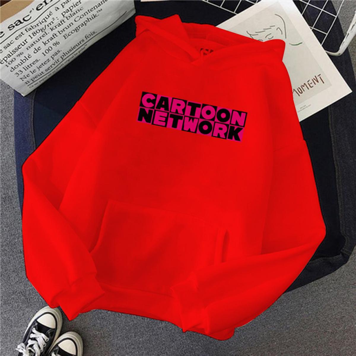 Cartoon Network Fleece Full Sleeves Pull Over Hoodie For Women - HB INDUSTRIES - Hoodies & Sweatshirts - 