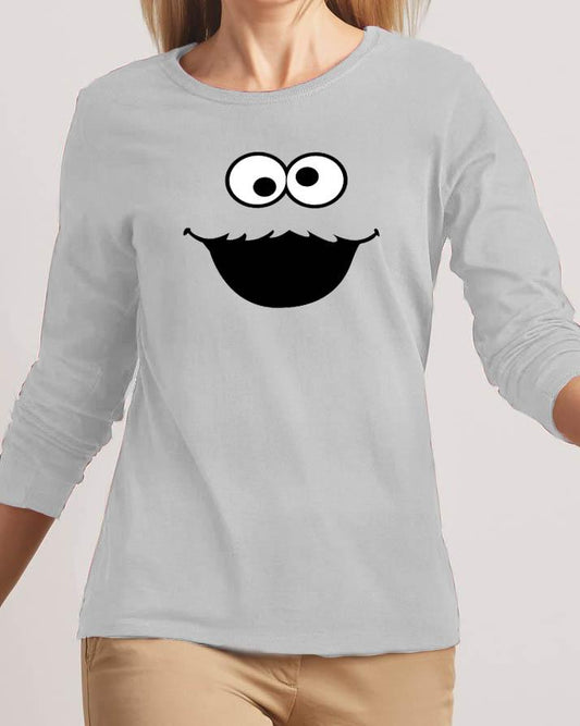 Cartoon New Fashion Grey High Graphic Round Neck T - shirt - HB INDUSTRIES - Tops & T - Shirts - 