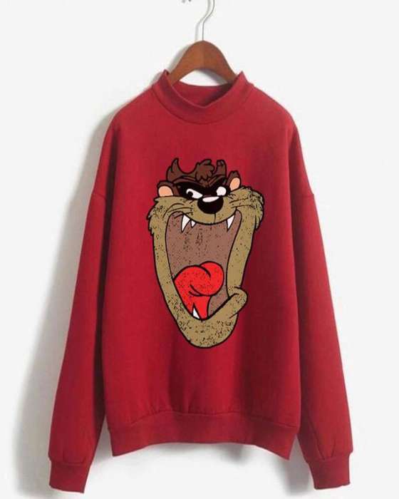 Cartoon Printed Sweat Shirt For womens - HB INDUSTRIES - Hoodies & Sweatshirts - 